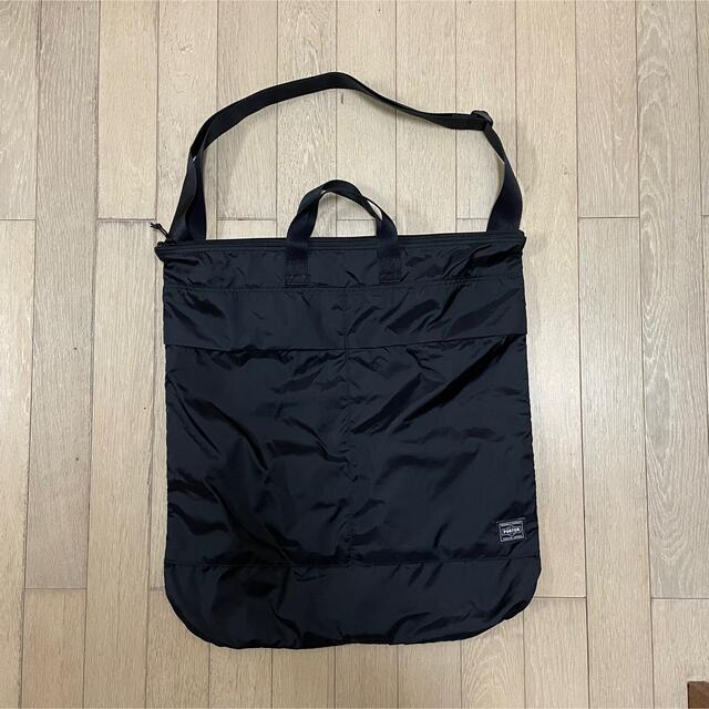 美品　ポーター　フレックス　2way ヘルメットバッグ　ブラック