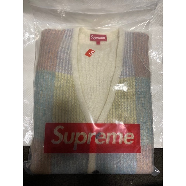 2022ss☆Supreme モヘアカーディガン【ホワイトLサイズ】☆ 新品 www