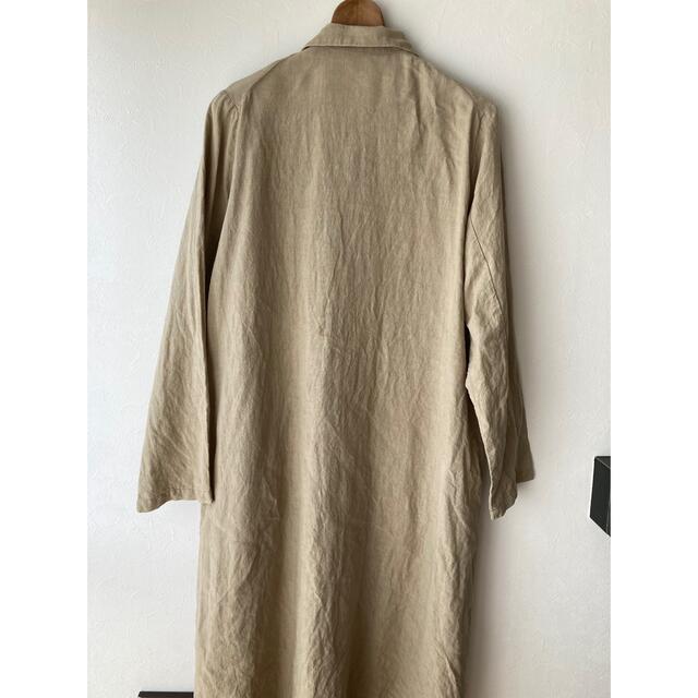 nest Robe(ネストローブ)のnest robe グランジウォシュアトリエコート　ベージュ レディースのワンピース(ひざ丈ワンピース)の商品写真