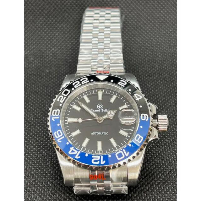 ハイクオリティ　GMT バットマン　SEIKO mod メンズの時計(腕時計(アナログ))の商品写真