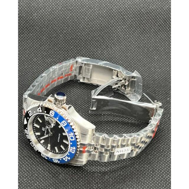 ハイクオリティ　GMT バットマン　SEIKO mod メンズの時計(腕時計(アナログ))の商品写真