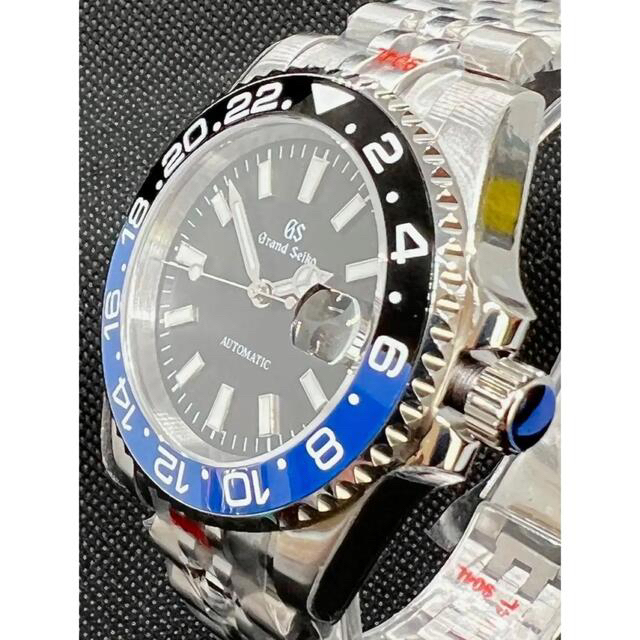 ハイクオリティ　GMT バットマン　SEIKO mod