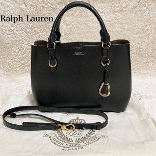 ラルフローレン(Ralph Lauren)の人気♡RALPH LAUREN 2way レザー ショルダーバッグ BK(ショルダーバッグ)