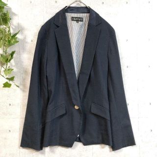 インディヴィ テーラードジャケット(レディース)(ストライプ)の通販