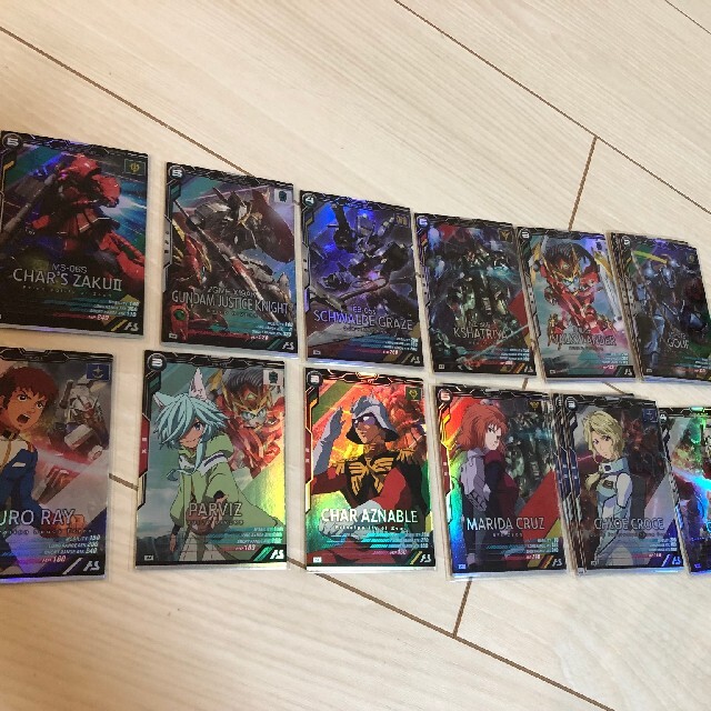 ガンダム　アーセナルベースマスターレア3枚500円 エンタメ/ホビーのトレーディングカード(その他)の商品写真