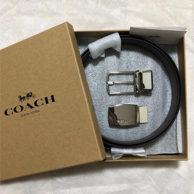 COACH(コーチ)の【もんちゃん様専用】COACH 新品未使用 箱入り ベルトF65185 メンズのファッション小物(ベルト)の商品写真