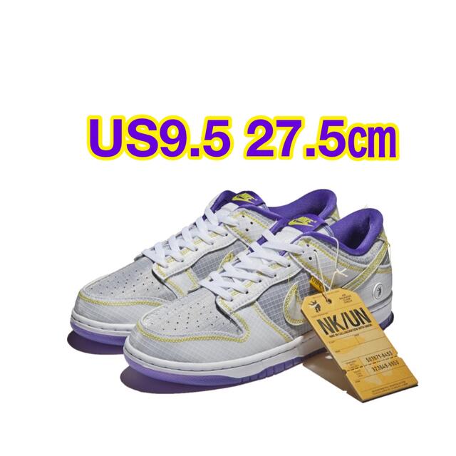 メンズUNION × NIKE DUNK LOW Court Purple 27.5