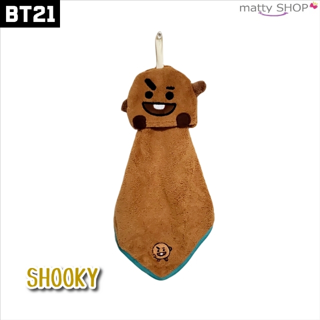 BT21(ビーティーイシビル)のchoco mama0309　様　専用　出品　 ループタオル SHOOKY エンタメ/ホビーのアニメグッズ(タオル)の商品写真