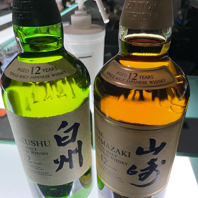 サントリー 山崎12年 700ml 2本 山崎NV2本 白州12年1本 - ウイスキー