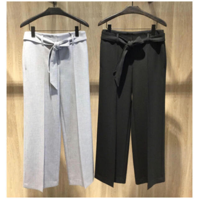 Theory 18AW ベルト付きワイドパンツ