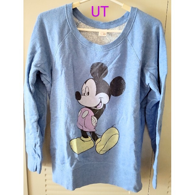 Uniqlo Ut ユニクロ Disney ミッキー 古着風薄手柔らかトレーナー ライトブルーの通販 By Shop ユニクロならラクマ