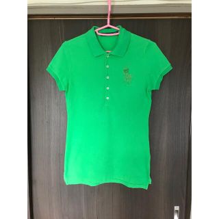 ポロラルフローレン(POLO RALPH LAUREN)のポロ ラルフローレン スワロフスキー ビッグポニー キラキラロゴ ポロシャツ(ポロシャツ)