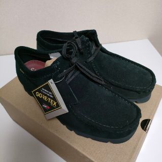 クラークス(Clarks)の新品　クラークス　ワラビー　ゴアテックス　ブラック　UK7　ローカット(ブーツ)