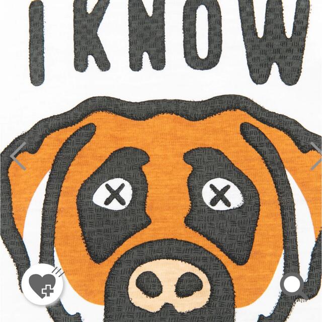 HUMAN MADE I KNOW NIGO KAWS T-SHIRT XL