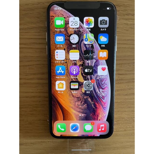 iphonexs 64gb バッテリー100%