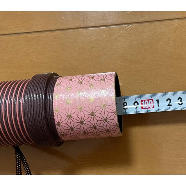 弓道　矢筒　ハンドメイドNo.24(茶とピンク) 1