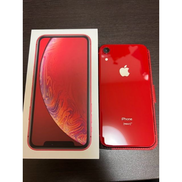 iPhone XR 64GB レッド SIMフリー  バッテリー: 92%