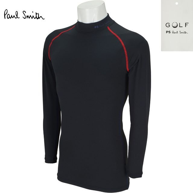 Paul Smith(ポールスミス)の限定品☆PS Paul Smith ゴルフ インナー ハイネックシャツ☆M① スポーツ/アウトドアのゴルフ(ウエア)の商品写真