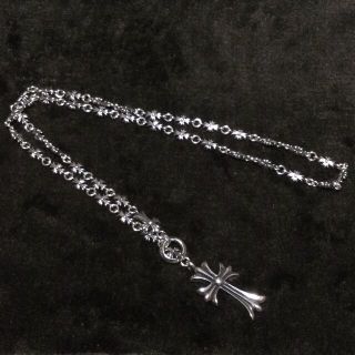 クロムハーツ(Chrome Hearts)のシルバー925 ネックレス 約67cm タイニーCHクロス 十字架 クロムハーツ(ネックレス)