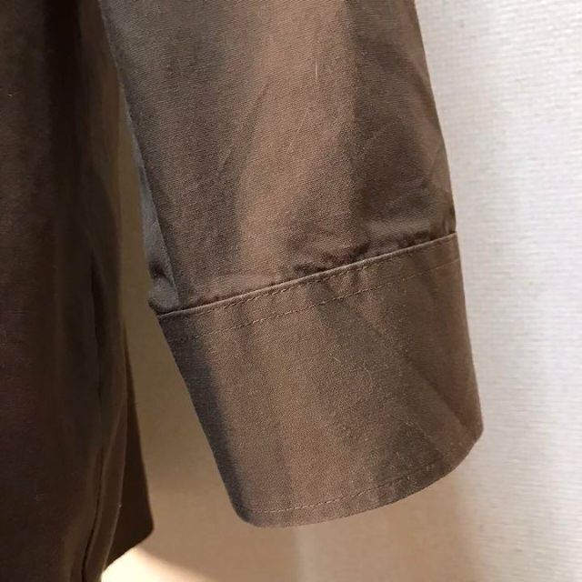 【US】長袖ワークシャツ　ジャッカス　刺繍ロゴ　ワッペン　ゆるダボ　XL