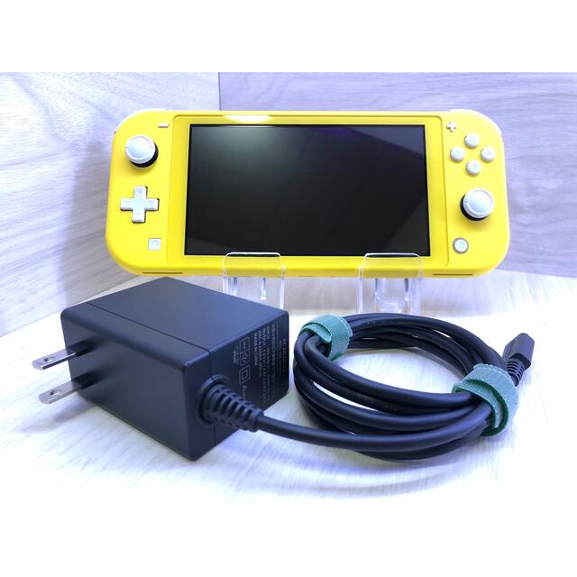 初回限定】 ニンテンドースイッチライトターコイズブルー本体 純正充電器箱セット