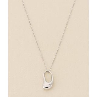 イエナ(IENA)のマリアブラック　PEBBLE MINI ネックレス SILVER(ネックレス)