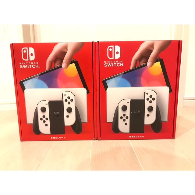 新品未開封　任天堂スイッチ本体有機el ホワイト✖️2台