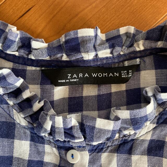 ZARA(ザラ)のおだんご様専用!  ZARA 可愛いブラウス レディースのトップス(シャツ/ブラウス(半袖/袖なし))の商品写真
