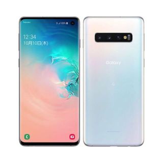 エヌティティドコモ(NTTdocomo)のGalaxy S10 128GB　プリズムホワイト(スマートフォン本体)