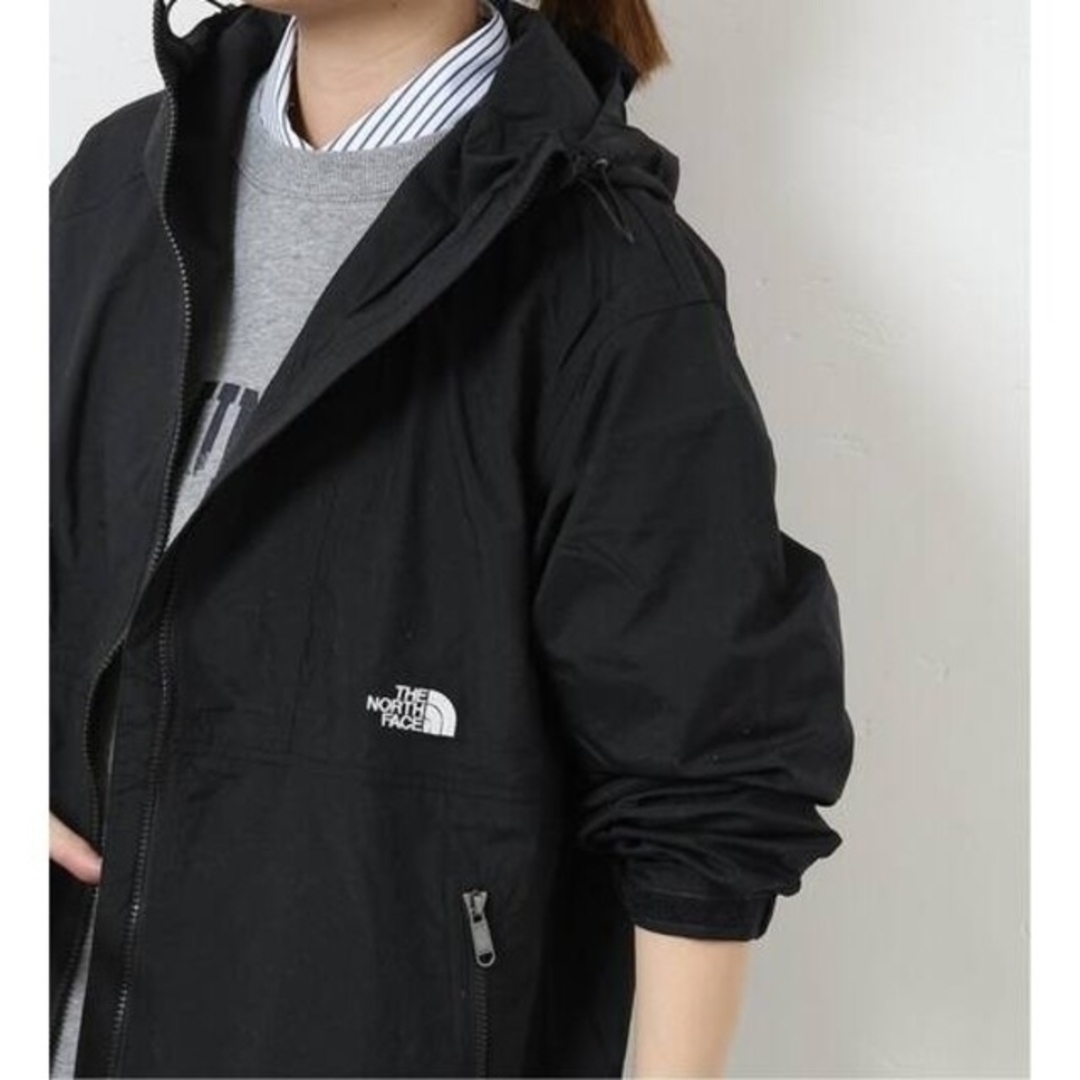 THE NORTH FACE(ザノースフェイス)の未使用 ザノースフェイス コンパクト ジャケット ブラック 黒 Sサイズ レディースのジャケット/アウター(ナイロンジャケット)の商品写真