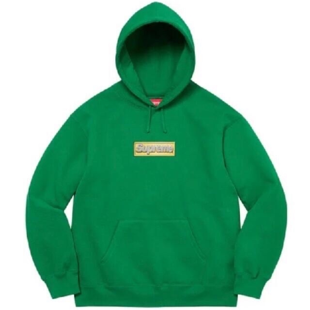 Supreme Bling Box Logo Hooded Sweatshirt - sorbillomenu.com