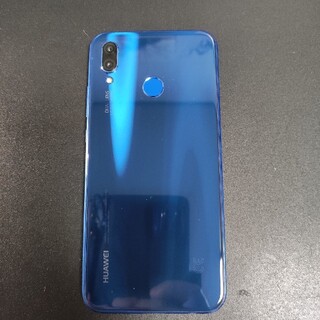 HUAWEI P20 lite ブルー 美品 64G microSD　ケース　付(スマートフォン本体)