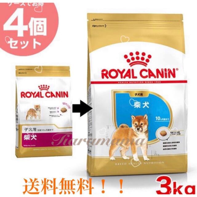 ロイヤルカナン　ドライフード　柴犬子犬　3kg×4袋 その他のペット用品(ペットフード)の商品写真