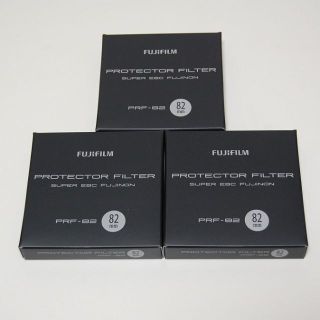 フジフイルム(富士フイルム)のFUJIFILM 82mm プロテクトフィルター PRF-82 3個セット新品(フィルター)