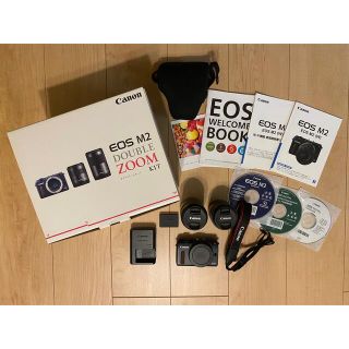 キヤノン(Canon)のCanon EOS M2 Wズームキット BL☆(ミラーレス一眼)