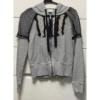 RED VALENTINO レースパーカー.スカートセットアップ - セット/コーデ