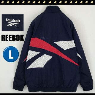 リーボック(Reebok)のリーボック★ビッグベクター★ウーブンナイロンジャケット★トラックジャケット(ジャージ)