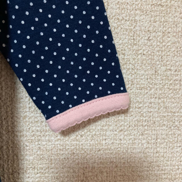 babyGAP(ベビーギャップ)の１回着☆カーターズ足付きカバーオール60コットンロンパースbabyGAPnext キッズ/ベビー/マタニティのベビー服(~85cm)(カバーオール)の商品写真