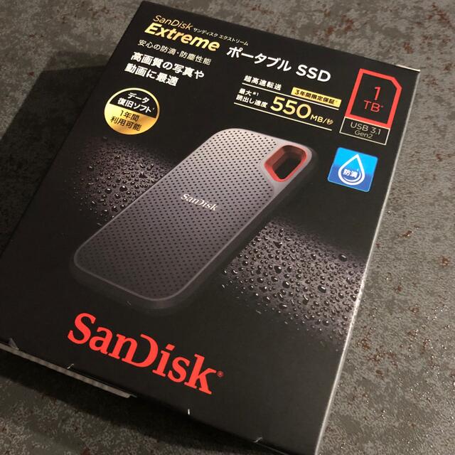 【新品・未開封】SSD 1TB SanDisk外付け