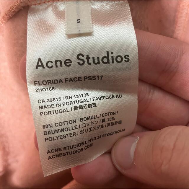 Acne Studios - acne studios アクネストゥディオズ パーカー S ピンク 買得