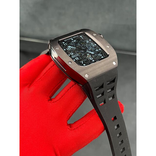 Apple(アップル)の再入荷　ブラック44mm アップルウォッチ用カスタムケース メンズの時計(その他)の商品写真