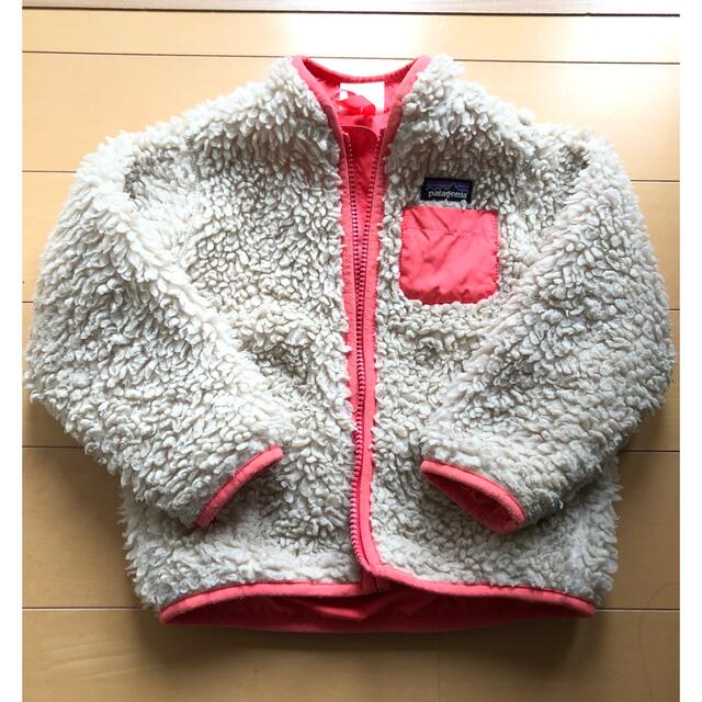 patagonia(パタゴニア)の専用⭐︎パタゴニア☆2Ｔボアジャケット☆ピンク キッズ/ベビー/マタニティのキッズ服女の子用(90cm~)(ジャケット/上着)の商品写真