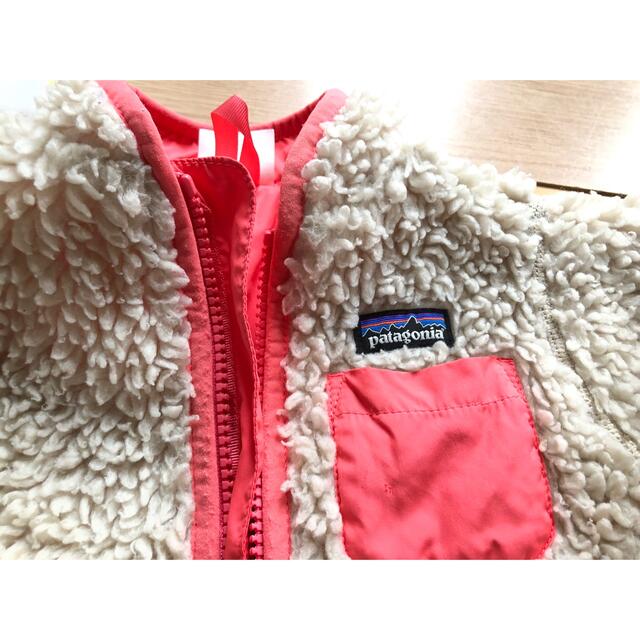 patagonia(パタゴニア)の専用⭐︎パタゴニア☆2Ｔボアジャケット☆ピンク キッズ/ベビー/マタニティのキッズ服女の子用(90cm~)(ジャケット/上着)の商品写真