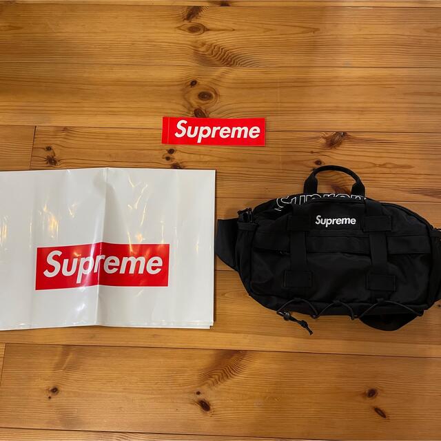 Supreme(シュプリーム)の美品 19fw  Supreme waist Bag 黒 シュプリーム メンズのバッグ(ボディーバッグ)の商品写真