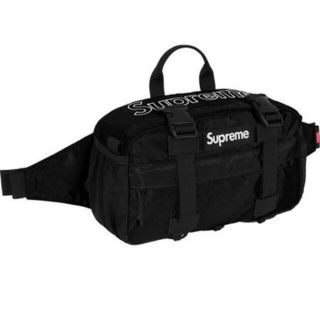 シュプリーム(Supreme)の美品 19fw  Supreme waist Bag 黒 シュプリーム(ボディーバッグ)