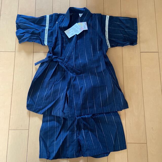 甚平　100 新品 キッズ/ベビー/マタニティのキッズ服男の子用(90cm~)(甚平/浴衣)の商品写真