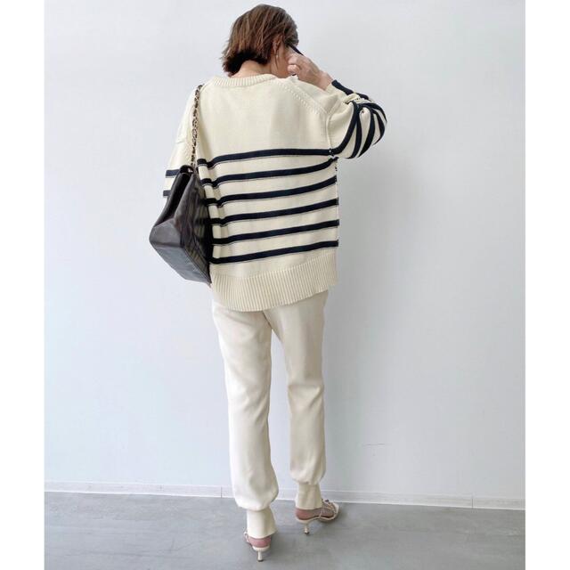 L'Appartement DEUXIEME CLASSE(アパルトモンドゥーズィエムクラス)のアパルトモンCol Pierrot /コル ピエロ Rib Pants 36 レディースのパンツ(その他)の商品写真