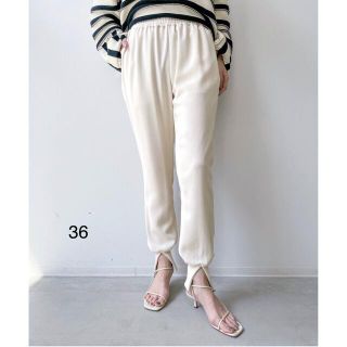 アパルトモンドゥーズィエムクラス(L'Appartement DEUXIEME CLASSE)のアパルトモンCol Pierrot /コル ピエロ Rib Pants 36(その他)