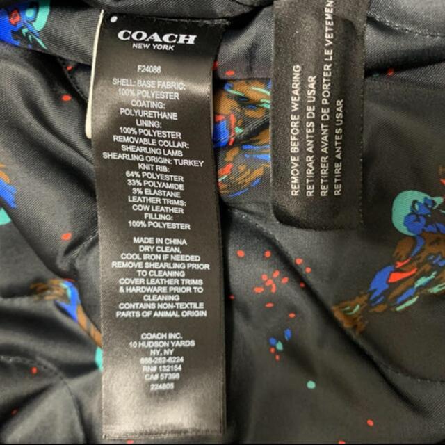 COACH(コーチ)のCOACH MA-1 ネイビー　XS レディースのジャケット/アウター(ブルゾン)の商品写真