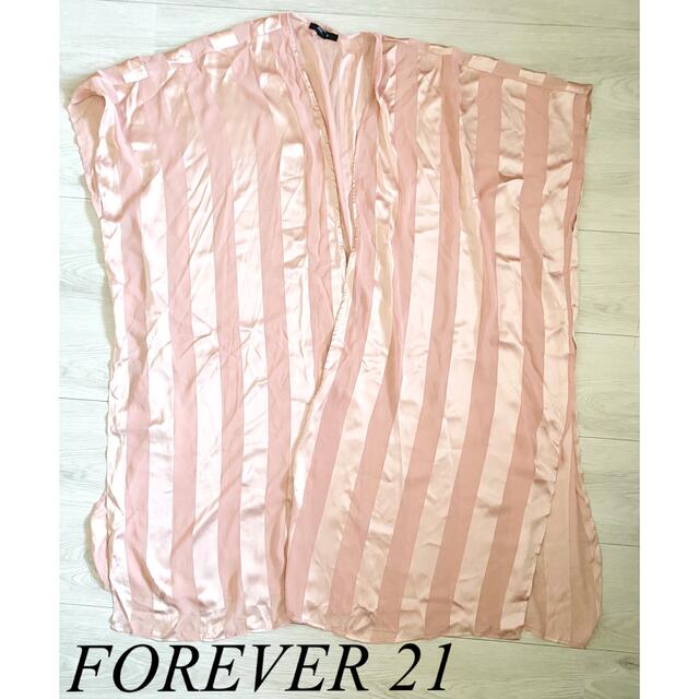 FOREVER 21(フォーエバートゥエンティーワン)のFOREVER 21＊シフォンロングカーディガン レディースのトップス(カーディガン)の商品写真